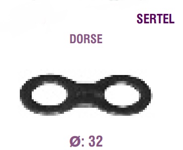 DORSE- SERTEL İÇİ YUVARLAK GÖZLÜK SACI