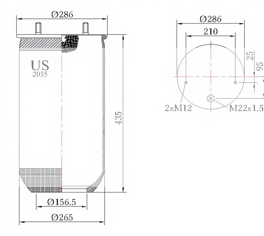 SÜSPANSİYON KÖRÜĞÜ LASTİK 2035 P  