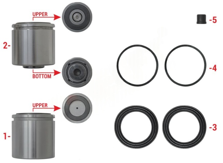 AYAR MEKANİZMALI PİSTON & LASTİK TAKIMI (KISA)