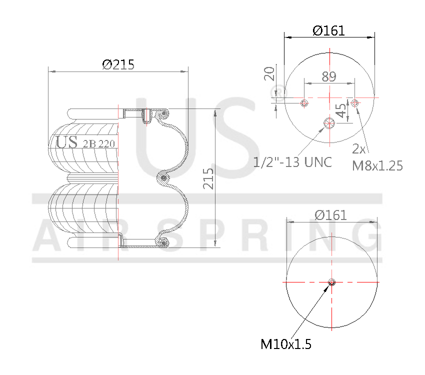 SÜSPANSİYON KÖRÜĞÜ KARGO İKİ KATLI Y.M 2B 220-30  