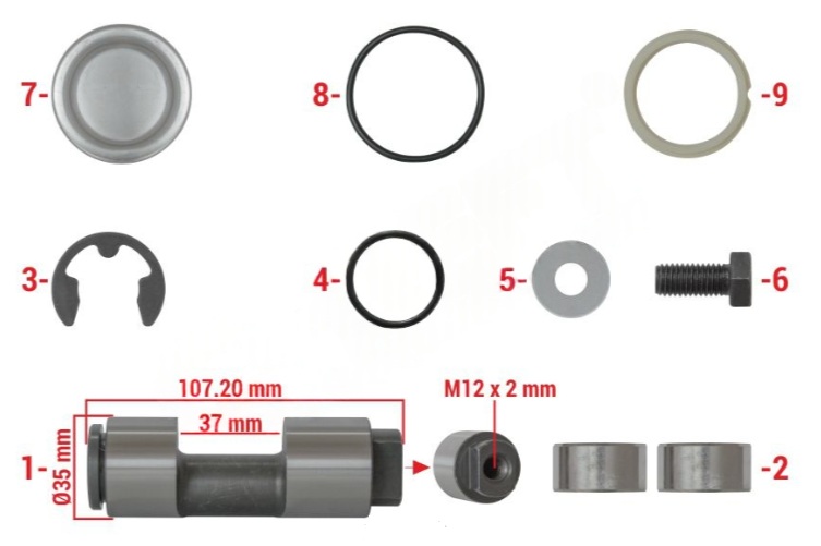 KALİPER ŞAFT TAMİR TAKIMI