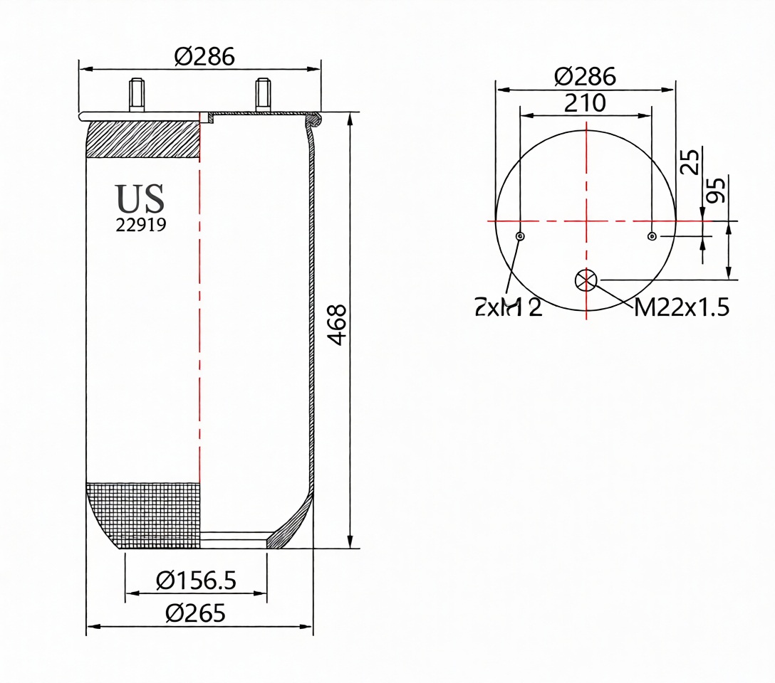 SÜSPANSİYON KÖRÜĞÜ LASTİK 22919 P  