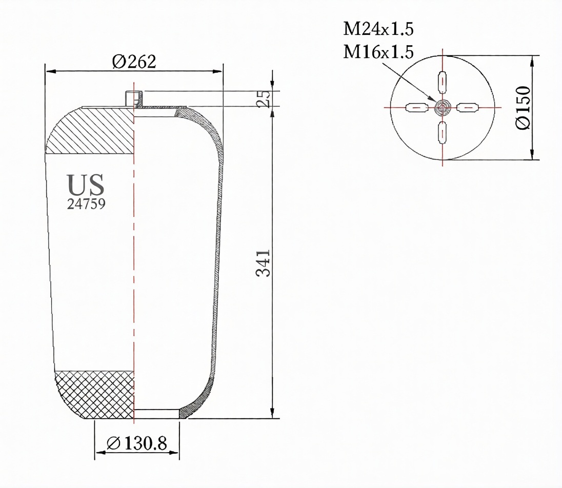 SÜSPANSİYON KÖRÜĞÜ LASTİKK 24759 P  