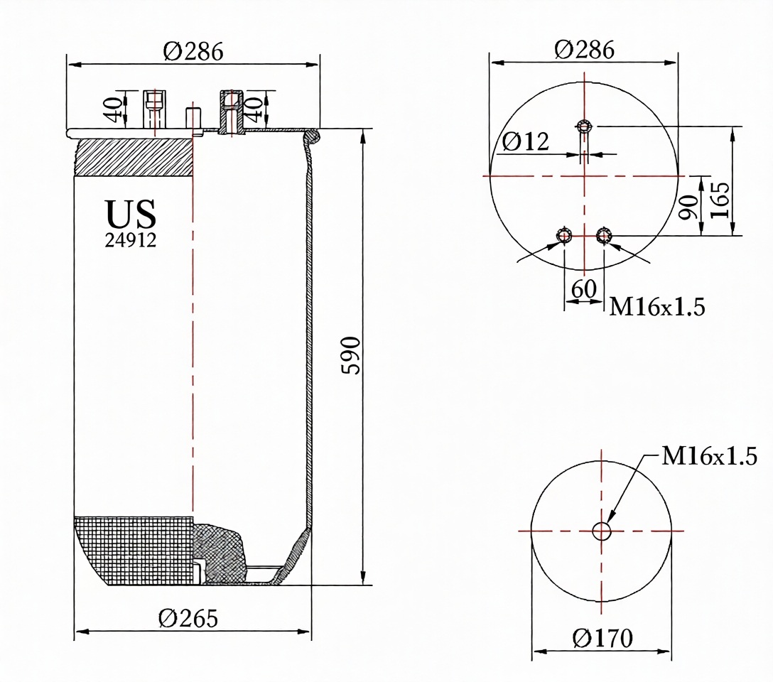 SÜSPANSİYON KÖRÜĞÜ KOMPLE 24810 K05 