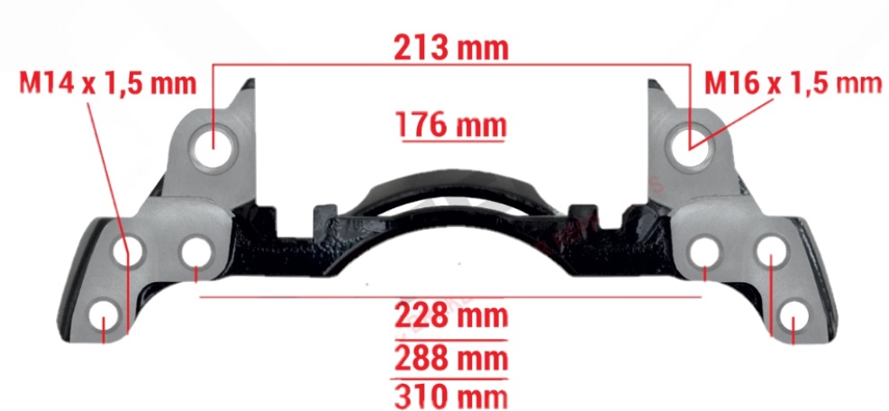 KALİPER SEMERİ WBC TİP 12-153 MAN SOL